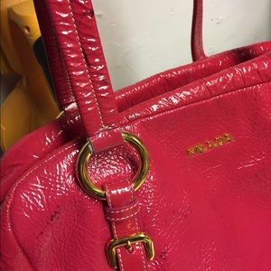 Prada shoulder pink bag